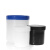 塑料广口直身瓶涂料油墨罐HDPE塑料瓶黑色150/250/300/500/1000ml 黑色150ml10个