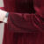 爵森奴春秋季丈母娘婆婆装参加婚礼穿的喜庆结婚礼服高档洋气金丝绒 红色 XL建议90105斤