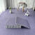 泡沫拼接地垫棉麻地毯卧室床边毯客厅2024新款地面铺垫房间地板块 全部浅紫可裁剪可水洗 31*31*0.6cm薄底10片+送边条