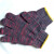 劳保手套耐磨工作手套棉纱加厚干活防护防滑棉线手套 700克红花版加密