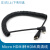 适用Micro HDMI转标准HDMI弹簧伸缩高清数据线索尼A7S2 A7M3 A7R3 Micro HDMI接口左弯款 1米