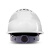 定制适用于国标男工地领导电力施工透气白色头盔印字 YDOT欧式透气桔色便捷一键式抽