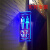 亚克力三角双面洗手间指示牌D发光门牌卫生间导向标识定制 梯形卫生间(蓝色)