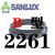 船用SANLUX三力士三角带传动带B2000到2400 B2100 B007 皮带 黑色B-2261三力士