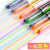 日本KOKUYO国誉创意可爱文具学生甲壳虫彩色荧光笔记号笔双色重点水彩标记笔学生划重点笔 橙色