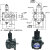 ZIMIR海特克液压VPV2-30/40 VPV1-20-35/55/70-10变量叶片泵 12 1 VPV1-20-35-10