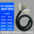 800万次 TRVV 超高柔性 拖链电缆2-3-4-5-6-7-8-10-40芯编码器信号控制线 高柔拖链线（0.2m㎡ 无氧江铜） 雾面黑色 4芯 (彩色线芯)