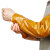 易美丽诺 LCF0621 牛筋护袖防水防油PVC工作袖套加厚耐磨 黄色牛筋套袖 2双装