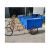 500L环卫保洁车三轮车人力脚踏车 人力环卫保洁三轮车 清洁垃圾车 橘色