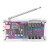 沁度收音机组装套件fm调频电路板制作 单片机diy电子制作焊接练习散件SN8303 收音机散件+外壳