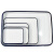 动力瓦特 搪瓷托盘长方形 白色搪瓷方盘 实验室化工消毒托盘 加厚平底-单个18*24 