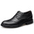 LEDP皮鞋高端男鞋50大码商务正装轻便舒适透气 黑色单鞋 36