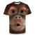 建功夏季新款3d立体动物短袖T恤男装成人社会学生时尚个性青少年儿童 D-动物系列H1 童110高（30-45斤）