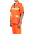 环卫工作服套装短袖清洁公路养护工人物业保洁反光衣反光安全服 短袖套装：制服呢材质 （大号）