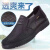 安巧象  网鞋防滑透气耐磨夏季一脚蹬老北京布鞋 黑色 40 