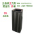 定制不锈钢垃圾桶电梯口分类垃圾筒商用走廊公共场所丽格烟灰桶 黑金正方形直投单桶
