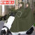 日强电动摩托车超厚雨衣男士雨衣全身一体式9号 单人军绿色【帆布】送面罩 4xl