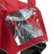 稳斯坦 WF020 单人双帽檐反光摩托车雨披 防护钓鱼防暴雨骑行 4XL深红色可拆连体雨衣