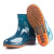 3531 PVC女式雨靴1305防滑牛筋低帮雨鞋水鞋 绿色/蓝色 39码 