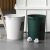 卫洋WYS-2062 侧提手无盖垃圾桶 绿色 直径22CM 办公室纸篓垃圾篓