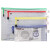 晨光（M&G）防水加厚款网格拉链袋文件袋拉链透明帆布资料袋办公用品 票据袋/单个装/94509