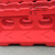 MNSD三孔水马PE隔离墩塑料高围栏市政高速道路施工护栏防撞桶红黄 小水马/红色(大号)