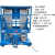 苏州久固牌铝合金升降机登高作业平台高空升降车液压平台电动梯子 9米双柱(普通型)