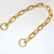 集兴 JX-0385 黄铜链条5mm粗直径工业铜链 1米（1000mm） 1条
