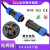 IP68免工业电线电缆快速公母对接防水电源连接器焊接航空插头插座 LD163芯10A