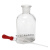 玻璃滴瓶 滴瓶头吸管分装精油瓶透明 化学实验室用小滴管带乳胶帽 棕色125mL