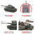 凯迪威军事迷坦克中国主战坦克合金装甲战车阅兵模型玩具摆件礼物 48cm】美国M1（遥控，打弹，冒烟