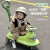 XMSJ品牌儿童滑板车一3岁扭扭车婴儿宝宝溜溜车玩具平衡车静音轮 经典版[普通轮]绿色