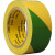 定制黄绿C警示胶带双色斜纹斑马线地标贴地面标识划线定位划分区域 黄绿150mm*33米