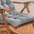 摇椅垫子 加厚珍珠棉垫木质竹椅垫藤椅垫四季通用躺椅长条坐垫 灰色 48*120cm（只是垫子，不含椅子）