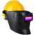 专用电焊工防护面罩头戴式翻盖式自动变光焊工焊接面具 高空面罩不含安全帽变光款+10保护片