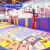 劲踏篮球场地胶室内乒乓球馆运动地板定制pvc塑胶羽毛球场地胶垫 布纹5.0
