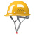 OLOEY工程安全帽定制建筑工地施工国标加厚工人防护abs头盔透气可印字 V型国标透气-白色
