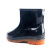 锐麻 男式PVC低筒雨鞋防滑牛筋底低帮雨靴工作水鞋 黑色 45 