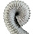 玻纤复合管玻纤布复合 玻纤布伸缩风管 300MM*9米
