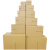 整包纸箱子快递打包装纸盒子特硬飞机盒物流箱收纳箱搬家纸箱发货 三层特硬KK 12号(130mmx80mmx90mm)300个