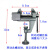 定制铝合金台钳台虎钳迷你小台钳台钻电钻架钳工夹持工具灰色定做 桌面钳55mm(8005)