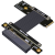 PCIe x8延长转接线 支持NVMe固态硬盘接口PCIE 4.0x4全速 R48UF 4.0 附电源线 30cm