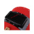 ZUIDID电焊面罩手持 电焊防护面罩红钢纸手持式加厚焊工焊接氩弧焊手把 1.5MM加厚红钢纸+10个黑片