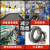 定制绝缘橡胶板橡胶垫工业黑色橡胶皮高压配电室耐磨减震3/5/10mm 0.5米*0.5米*6mm