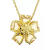 施华洛世奇（SWAROVSKI）简约时尚女士项链  优雅流行金色链条黄色切割花朵形状  生日礼物 Yellow