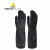 代尔塔 201510 耐油耐热防酸碱 工作劳保手套 防化防护手套 劳保用品 1副 黑色 L