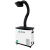 定制适用移动式激光打标小型烟雾净化器工业烙铁焊锡除尘吸烟机抽排烟设备 KJ-L110（单管150W）