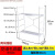 脚手架折叠升降平台便携移动带轮子装修马凳加厚活动架子厂家直销 总高180*140*70【无轮款+防