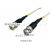 安博TRB三同轴三爪BNC电缆组件1553B总线 跳线TRC-75-1双公头75欧 2米未税