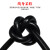 RONGLAN国标铜电缆AVVR 2 3 4 5 6 7 8芯门禁端子线信号控制护套电源线 ZC-AVVR4芯0.3平黑色100米